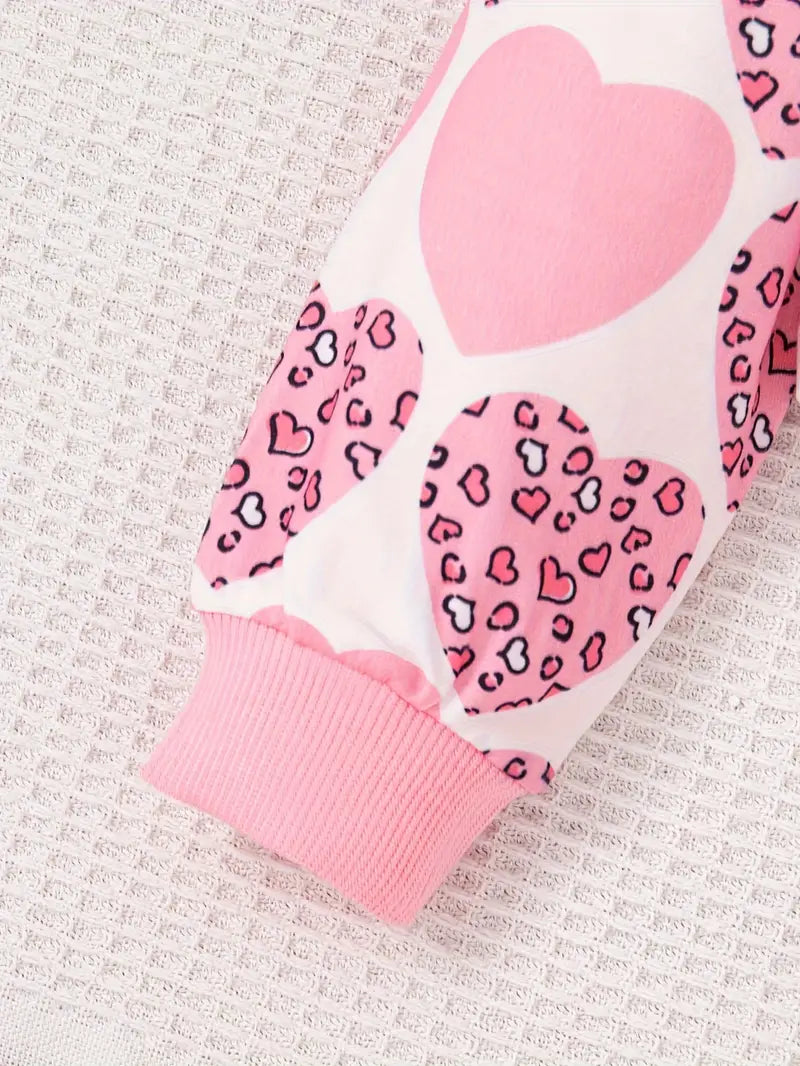 Conjunto de 3 piezas para niña color rosa