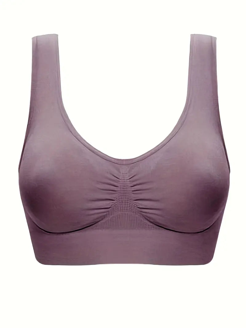 Sujetador deportivo sin alambres
