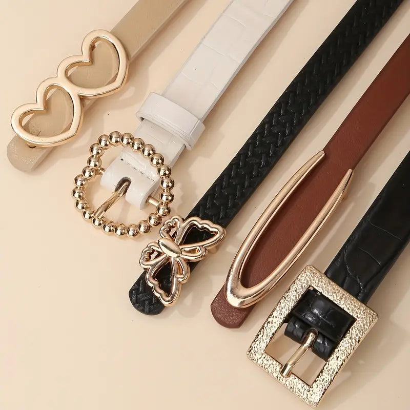 Correa con hebilla de moda para mujer 102 cm largo